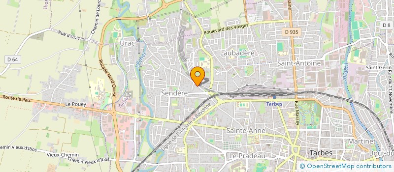 localisation de l'entreprise MONSIEUR FRANCIS HOFFMANN  TARBES