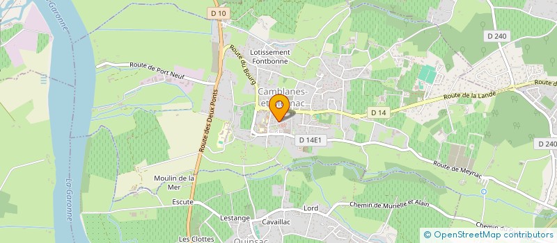 localisation de l'entreprise MONSIEUR FRANCIS HOYAU à CAMBLANES-ET-MEYNAC