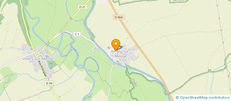 localisation de l'entreprise MONSIEUR FRANCIS HUARD à AMBLY-SUR-MEUSE