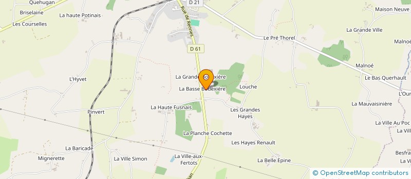 localisation de l'entreprise MONSIEUR FRANCIS HUDIN à MEDREAC