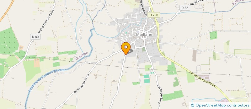 localisation de l'entreprise MONSIEUR FRANCIS HUGUES  MAILLANE