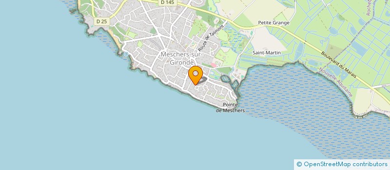 localisation de l'entreprise MONSIEUR FRANCIS HUVE  MESCHERS-SUR-GIRONDE