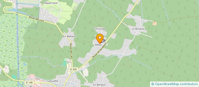 localisation de l'entreprise MONSIEUR FRANCIS ITHURBURU à BISCARROSSE