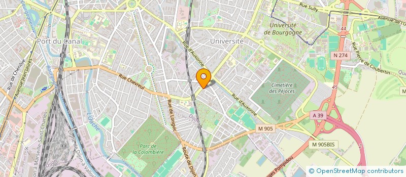 localisation de l'entreprise MONSIEUR FRANCIS-JACQUES LIENARD à DIJON