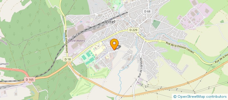 localisation de l'entreprise MONSIEUR FRANCIS JACQUOT-LAGNEAUX  VITTEL