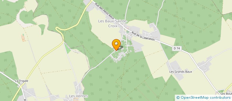 localisation de l'entreprise MONSIEUR FRANCIS JALLAGEAI à LES BAUX-SAINTE-CROIX