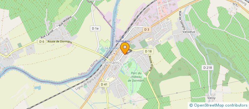 localisation de l'entreprise MONSIEUR FRANCIS JAMIN à DORMANS