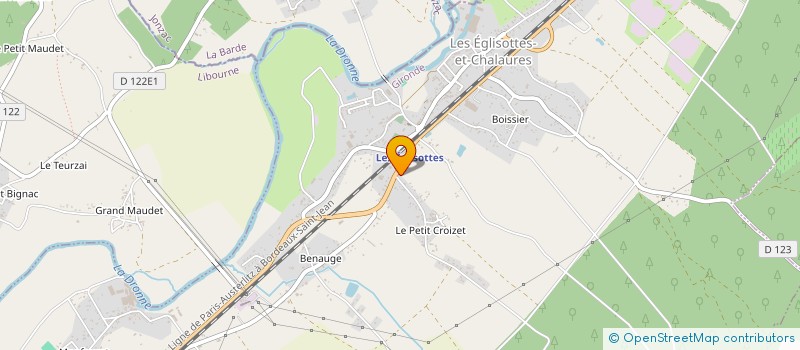 localisation de l'entreprise MONSIEUR FRANCIS JAMIN à LES EGLISOTTES-ET-CHALAURES