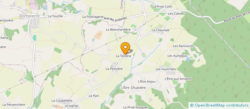 localisation de l'entreprise MONSIEUR FRANCIS JARRY à CHAMPSECRET