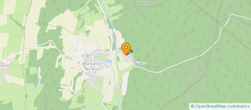 localisation de l'entreprise MONSIEUR FRANCIS JEANNERET  MONTARLOT-LES-RIOZ