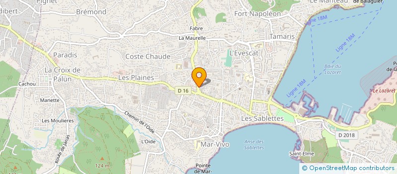 localisation de l'entreprise MONSIEUR FRANCIS JENN à LA SEYNE-SUR-MER
