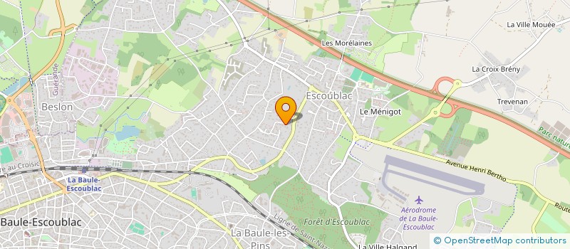 localisation de l'entreprise MONSIEUR FRANCIS JEUVREY à LA BAULE-ESCOUBLAC