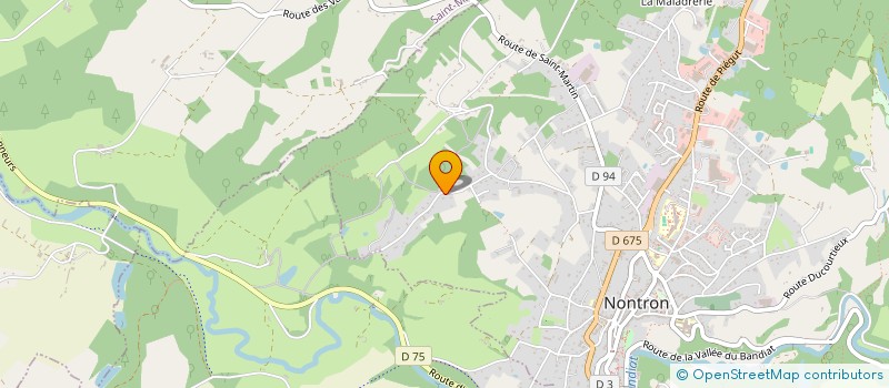 localisation de l'entreprise MONSIEUR FRANCIS JOIN  NONTRON