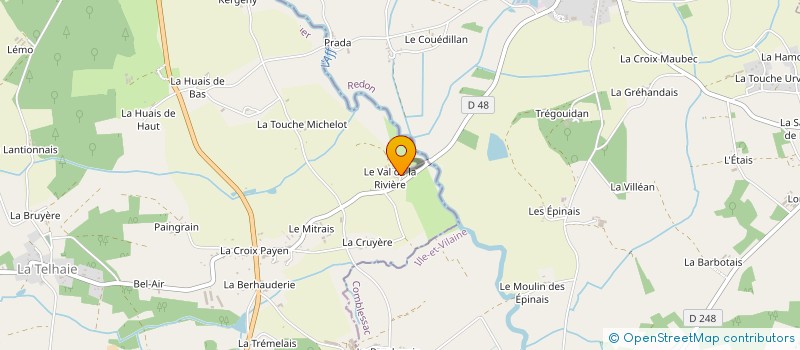 localisation de l'entreprise MONSIEUR FRANCIS JOLY à GUER