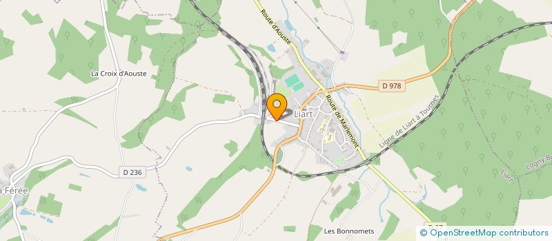 localisation de l'entreprise MONSIEUR FRANCIS JONART  LIART