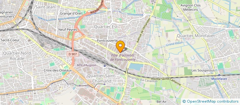 localisation de l'entreprise MONSIEUR FRANCIS JOSEPH  AVIGNON