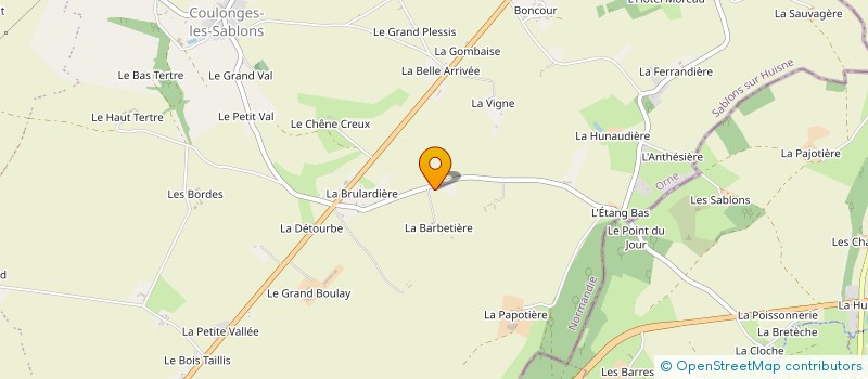 localisation de l'entreprise MONSIEUR FRANCIS KERBELLEC à COUR-MAUGIS SUR HUISNE