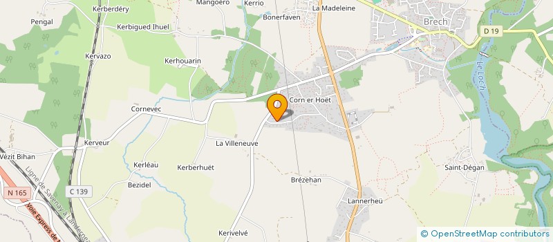 localisation de l'entreprise MONSIEUR FRANCIS KERJOUAN à BRECH