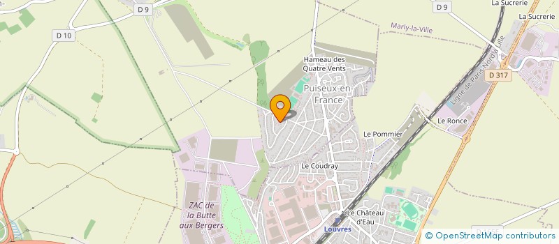 localisation de l'entreprise MONSIEUR FRANCIS KLEIJN  PUISEUX-EN-FRANCE