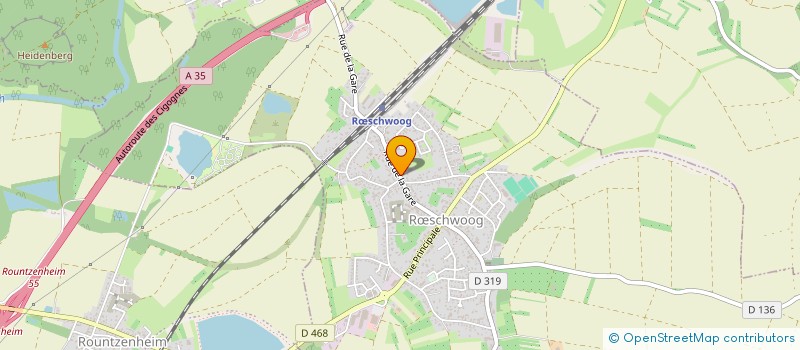 localisation de l'entreprise MONSIEUR FRANCIS KOCHER  RSCHWOOG