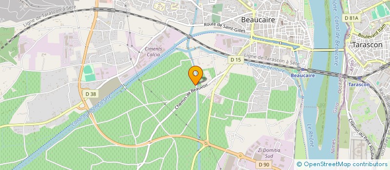 localisation de l'entreprise MONSIEUR FRANCIS KORE  BEAUCAIRE