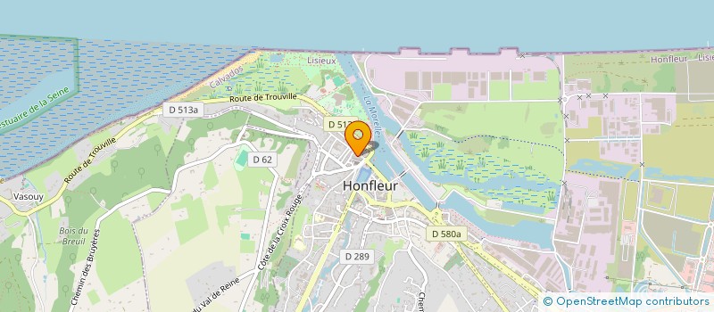 localisation de l'entreprise MONSIEUR FRANCIS KUHLEN à HONFLEUR