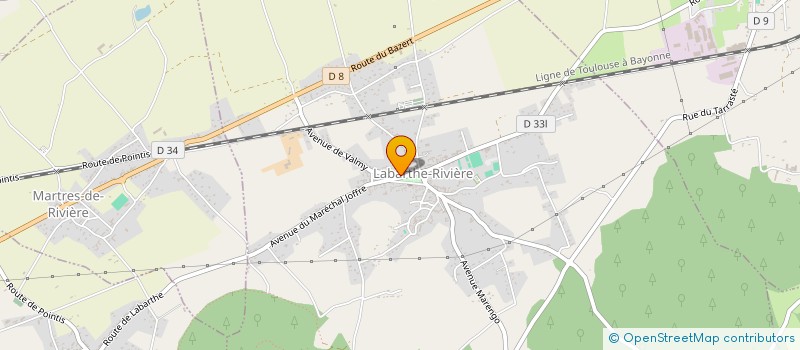 localisation de l'entreprise MONSIEUR FRANCIS KUHN à LABARTHE-RIVIERE