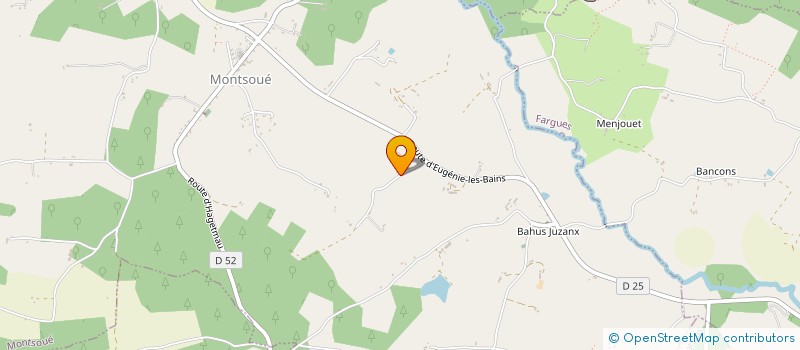 localisation de l'entreprise MONSIEUR FRANCIS LABORDE  MONTSOUE