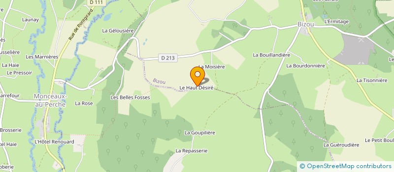 localisation de l'entreprise MONSIEUR FRANCIS LABROUSSE à BIZOU