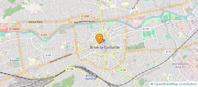 localisation de l'entreprise MONSIEUR FRANCIS LABROUSSE  BRIVE-LA-GAILLARDE