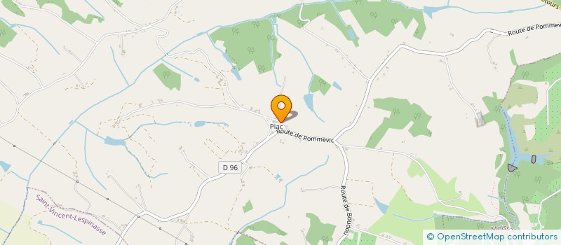 localisation de l'entreprise MONSIEUR FRANCIS LACASSAGNE  SAINT PAUL D'ESPIS