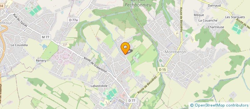 localisation de l'entreprise MONSIEUR FRANCIS LACOMA  PECHBONNIEU