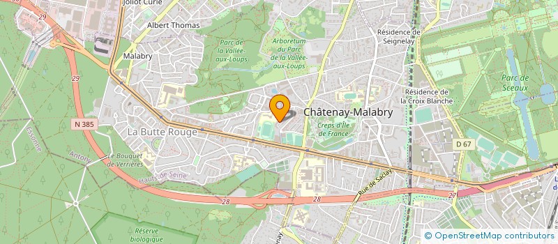 localisation de l'entreprise MONSIEUR FRANCIS LACUVE à CHATENAY-MALABRY