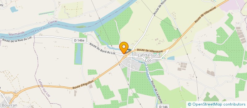 localisation de l'entreprise MONSIEUR FRANCIS LAFAGNE  LAFITTE-SUR-LOT