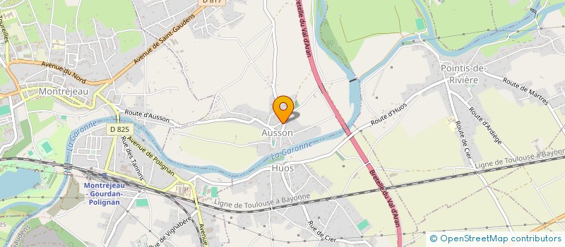 localisation de l'entreprise MONSIEUR FRANCIS LAFFORGUE  AUSSON