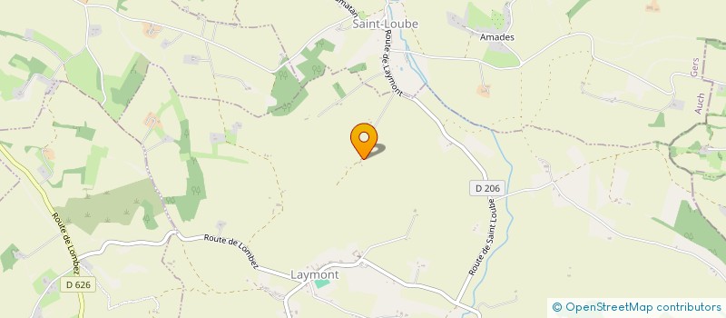 localisation de l'entreprise MONSIEUR FRANCIS LAGOURCETTE  LAYMONT