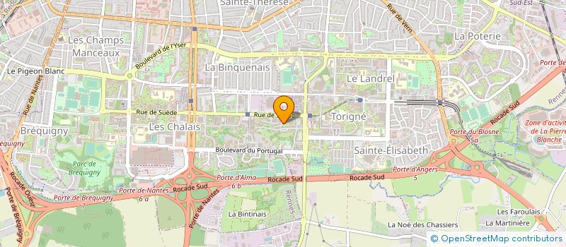 localisation de l'entreprise MONSIEUR FRANCIS LAGRACE  RENNES