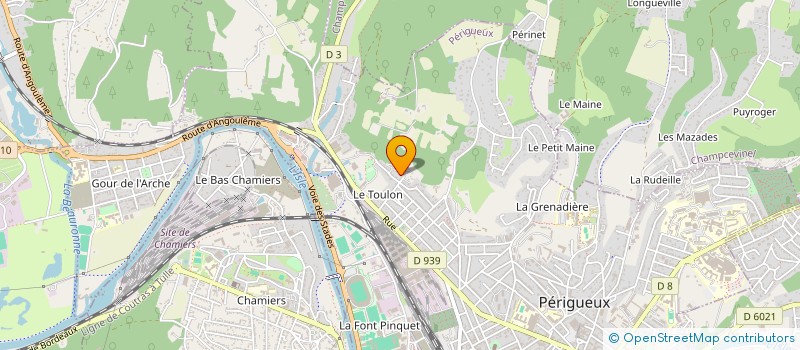 localisation de l'entreprise MONSIEUR FRANCIS LAINE  PERIGUEUX