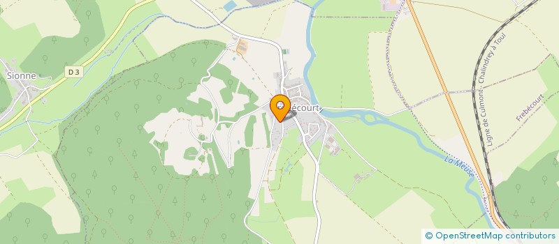 localisation de l'entreprise MONSIEUR FRANCIS LALANCETTE  FREBECOURT