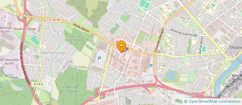 localisation de l'entreprise MONSIEUR FRANCIS LALANNE  THIONVILLE