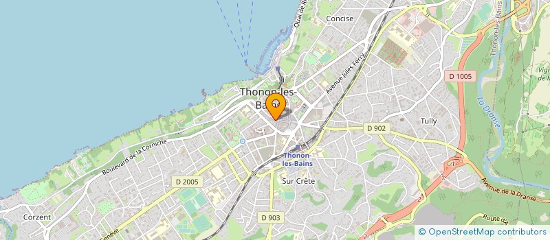 localisation de l'entreprise MONSIEUR FRANCIS LAMBERGER à THONON-LES-BAINS