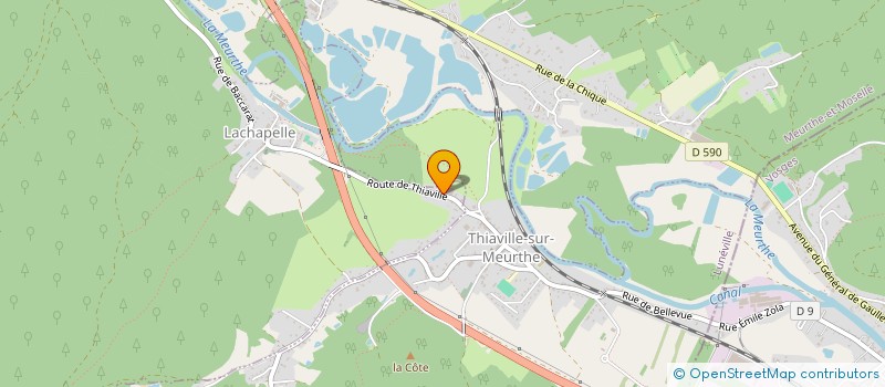 localisation de l'entreprise MONSIEUR FRANCIS LAMBERT  LACHAPELLE