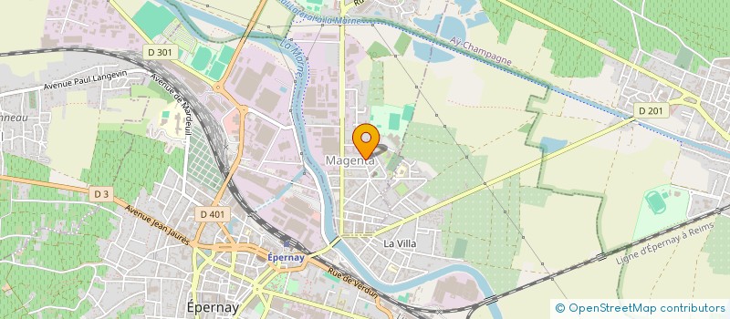 localisation de l'entreprise MONSIEUR FRANCIS LAMOTTE  MAGENTA