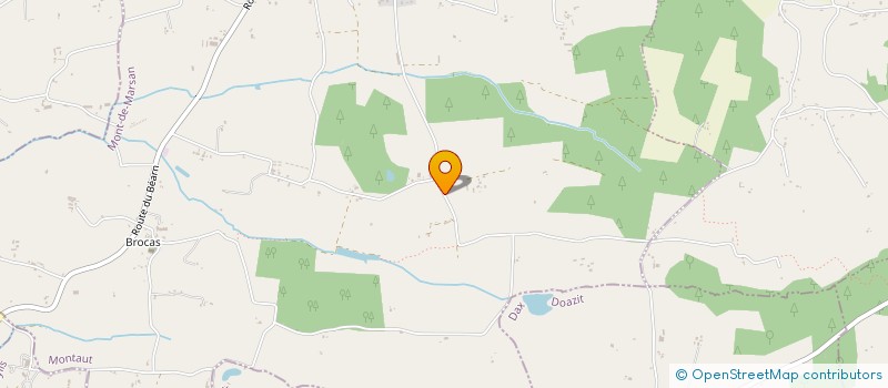 localisation de l'entreprise MONSIEUR FRANCIS LANGLADE  MONTAUT