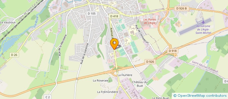 localisation de l'entreprise MONSIEUR FRANCIS LANGLOIS à L'AIGLE