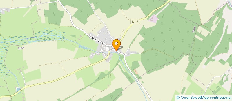 localisation de l'entreprise MONSIEUR FRANCIS LANGROGNET  RAZE