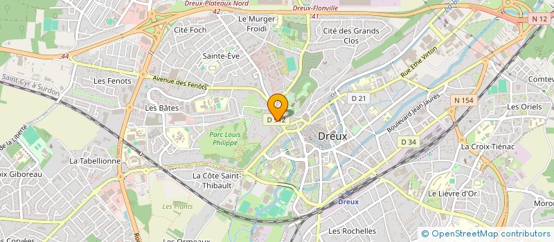 localisation de l'entreprise MONSIEUR FRANCIS LAPEYRE à DREUX