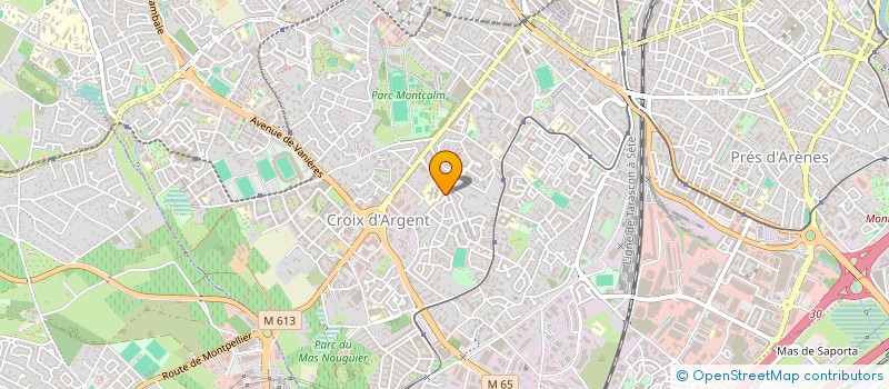 localisation de l'entreprise MONSIEUR FRANCIS LAPORTE à MONTPELLIER