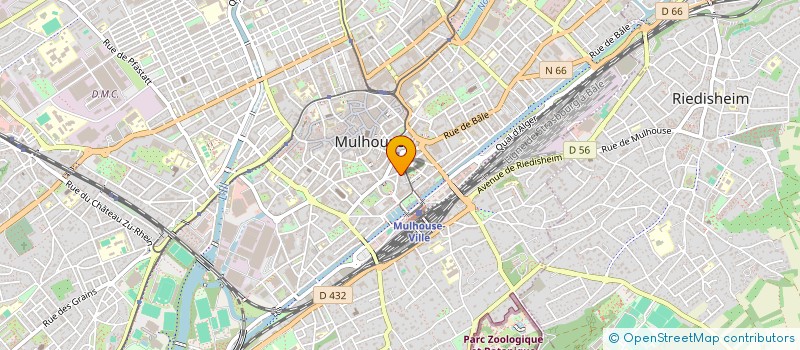 localisation de l'entreprise MONSIEUR FRANCIS LARGER à MULHOUSE