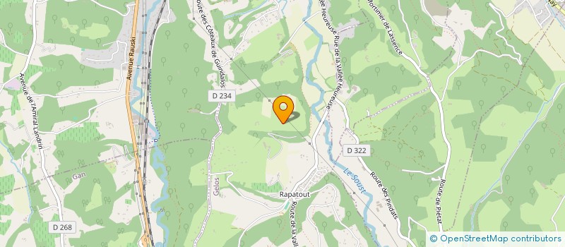 localisation de l'entreprise MONSIEUR FRANCIS LASCASSIES  GELOS